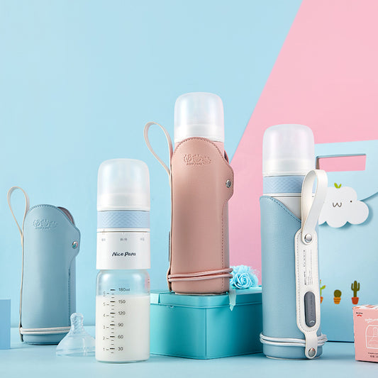 Portable Glass Bottle For Baby Thermostatic Milk Storage Bottle
