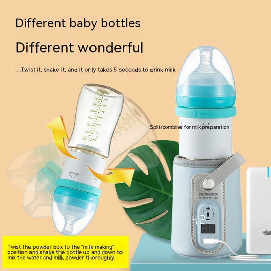 Thermostat Constant Temperature Feeding Bottle Newborn Baby Insulating Milk Bottle
